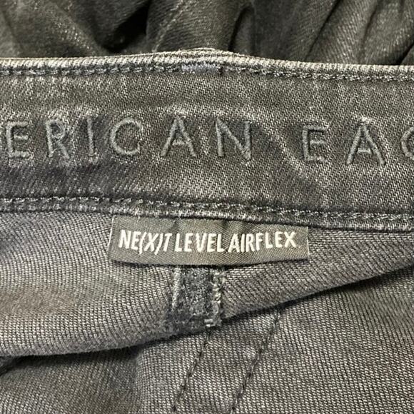 American Eagle Next Level Airflex Men's Black Straight Denim Jeans Pants 33x30 - Picture 5 of 5